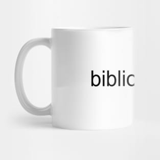 Verified Bibliophile (Black Text) Mug